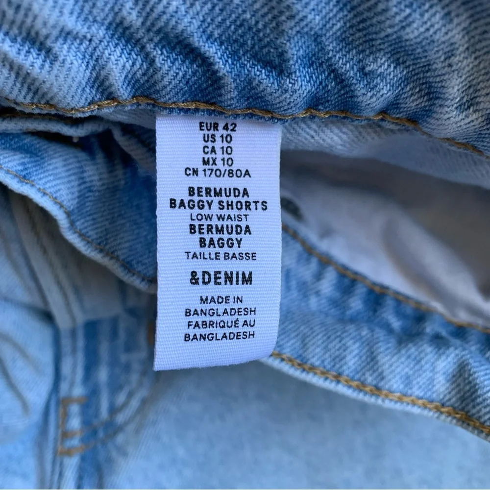 &DENIM Bermuda baggy Shorts Size 10